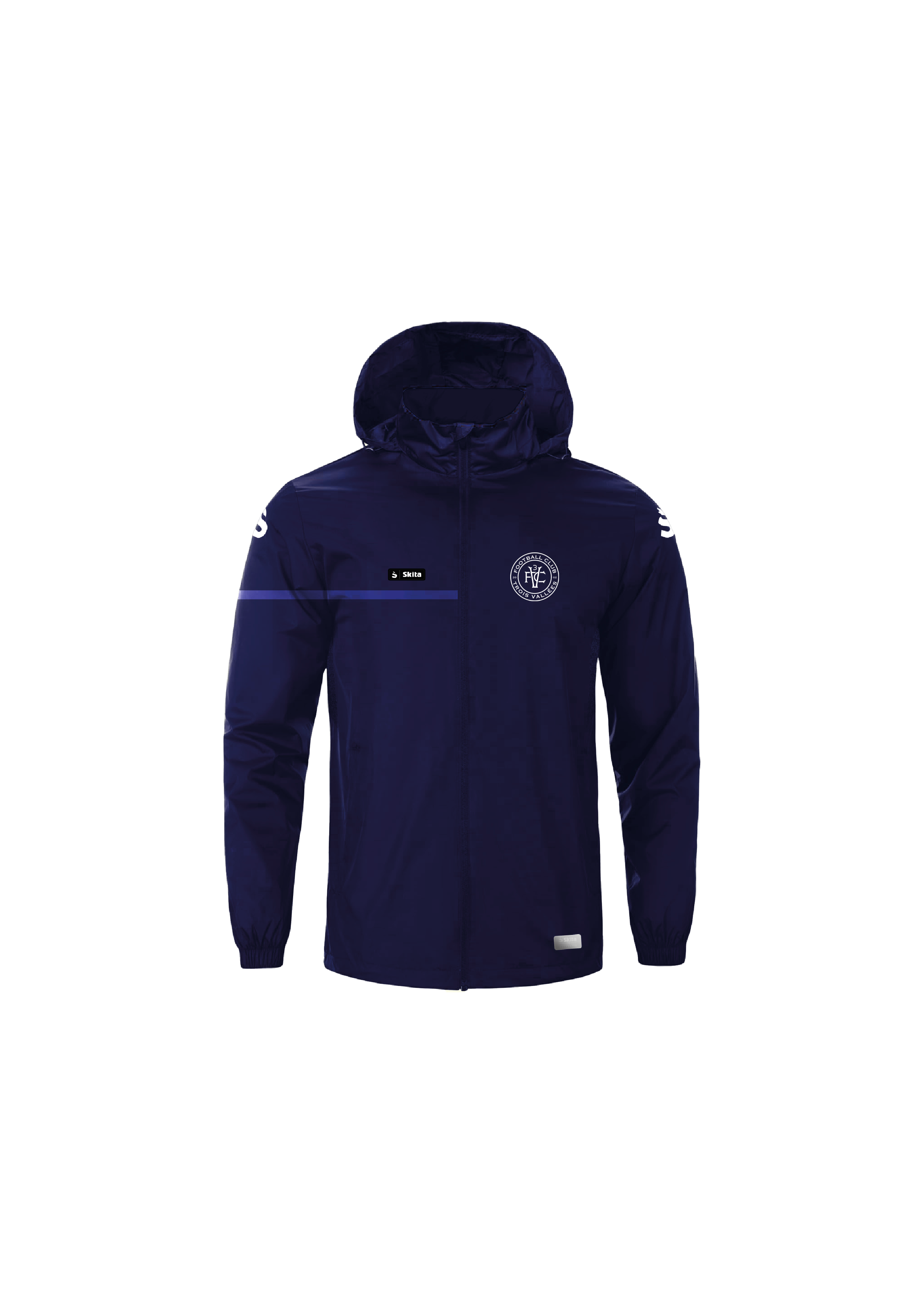 Coupe-vent SKITA&rsquo;TECH Bleu nuit (Football Club 3 Vall&eacute;es)